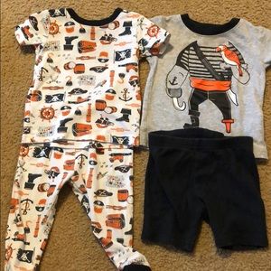 12 month double set of jammies